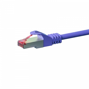 DSIT Cat 6 S/FTP LSOH tinklo jungiamasis laidas, 1,5 m, violetinis