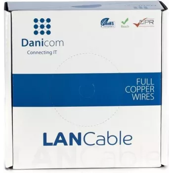 DSIT DANICOM CAT5E UTP 50 m PVC Fca tinklo kabelis DC-UTP5E-50-FCA