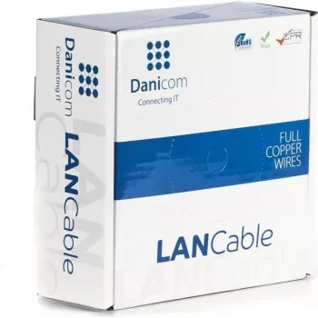 DSIT DANICOM CAT5E UTP 50 m PVC Fca tinklo kabelis DC-UTP5E-50-FCA