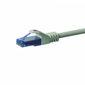 DSIT CAT6a tinklo kabelis 100% varis U/UTP 0,15 m pilkas