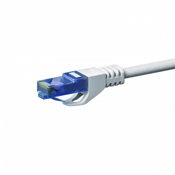 DSIT CAT6a tinklo kabelis 100% varis U/UTP 0,50 m baltas (DC-U6A2-005)