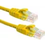 DSIT CAT6a U/UTP 100% vario Ethernet trumpiklis, 1,5 m, geltonas