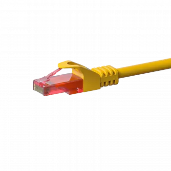 DSIT CAT6 tinklo kabelis U/UTP 0,15 m geltonas, 100% varis (DC-67-001)