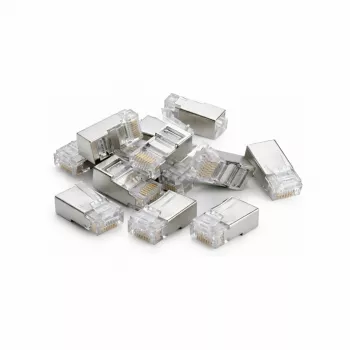DSIT FTP RJ45 CAT6 tinklo kištukas lanksčioms laidoms - 10 vnt.