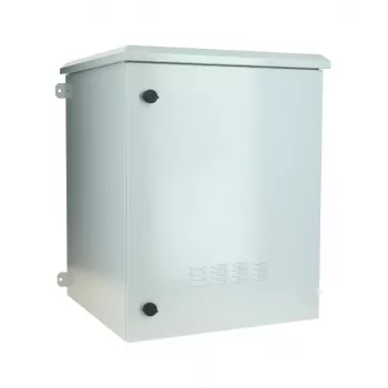 DSIT 19 inch lauko sieninis serverių spintos korpusas IP55 9U 600x450x500mm šviesiai pilkas
