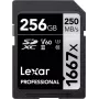 Lexar Professional 256GB SDXC UHS-II U3 V60 atminties kortelė 1667x