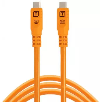 Tether Tools TetherPro USB-C Optima 10G tiesus 3 m oranžinis laidas