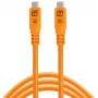 Tether Tools TetherPro USB-C Optima 10G tiesus 3 m oranžinis laidas