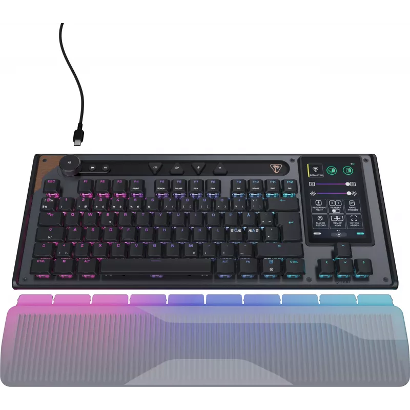 Klaviatūra Turtle Beach Command KB7 TKL, Šiaurės šalių išdėstymas, juoda (TBK-2004-02-NO)