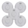 Alecto SD110 5X baterijomis maitinamas dūmų detektorius, 5 vnt., 101 x 36 mm