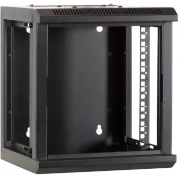 DSIT 6U 10 inch sieninis serverio spintelė su stiklo durimis, 312x310x352 mm, juoda (DS10-3306)