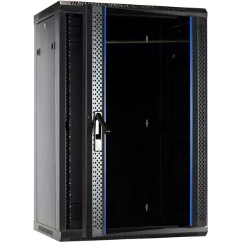 DSIT DS6418 18U sieninis serverių kabinetas su stiklo durimis 600x450x900 mm