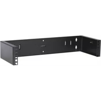 DSIT 2U 19 colių sieninis rėmas be vyrių, 180 mm gylio, juodas (DS-WMB2-S)