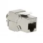 DSIT CAT6a STP Keystone Jack Toolless RJ45 modulis