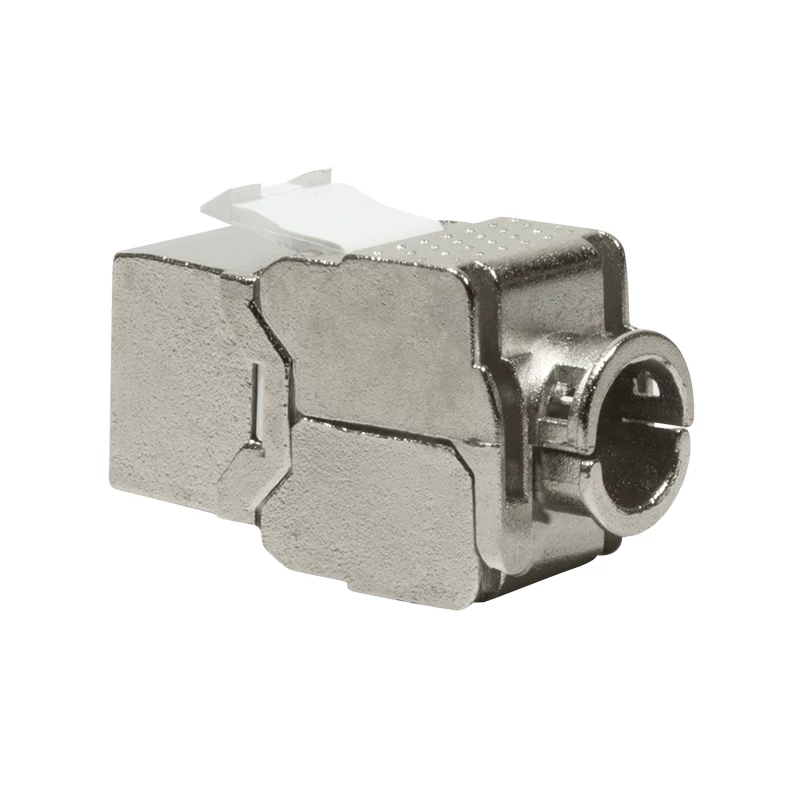 DSIT CAT6a STP Keystone Jack Toolless RJ45 modulis