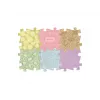 MUFFIK ortopedinis sensorinis kilimėlių rinkinys 6-in-1 Baby Pastel – 6 dėlionės detalių