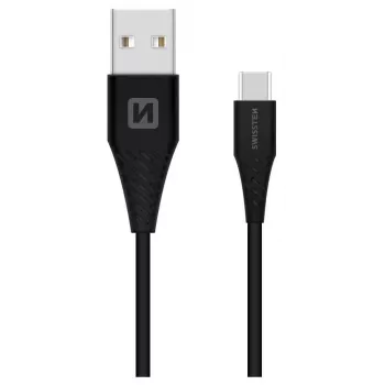 Swissten USB-A į USB-C 3.1 Gen 1 laidas 1,5 m juodas