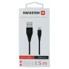 Swissten USB-A į USB-C 3.1 Gen 1 laidas 1,5 m juodas