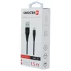 Swissten USB-A į USB-C 3.1 Gen 1 laidas 1,5 m juodas