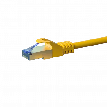 DSIT CAT 6a S/FTP LSOH tinklo kabelis 30 m geltonas