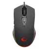 Rampage Spear V2 laidinė žaidimų pelė 12800 DPI optinė RGB juoda
