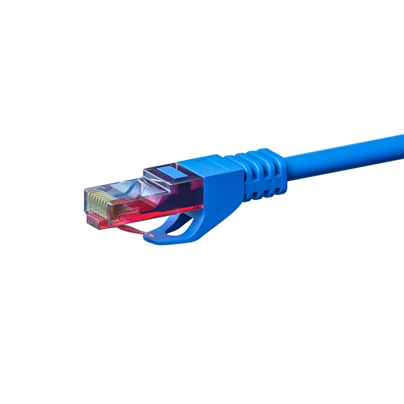 DSIT CAT6 Ethernet Patch Laidas 100% Varis U/UTP 5m Mėlynas (DC-64-050)