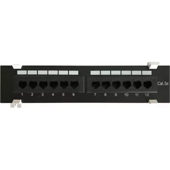 DSIT CAT 5e sieninis skydelis 12 prievadų UTP
