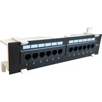 DSIT CAT 5e sieninis skydelis 12 prievadų UTP