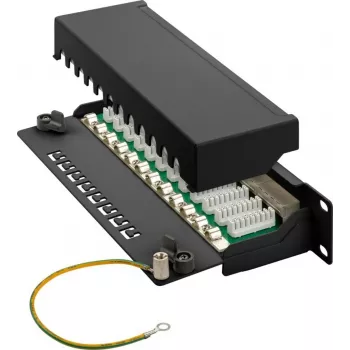DSIT DS-10Patch6a-12STP 10 colių 12 prievadų STP CAT 6a skydinė jungtis