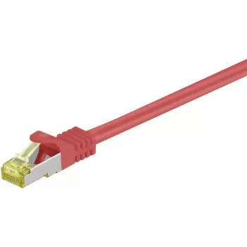 DSIT Cat.7 S/FTP PiMF RJ45 tinklo jungiamasis laidas, raudonas, 1 m