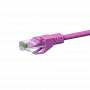 DSIT CAT 6 U/UTP Patch kabelis, 1,5 m, rožinis, CCA, RJ45, 10 Gbps