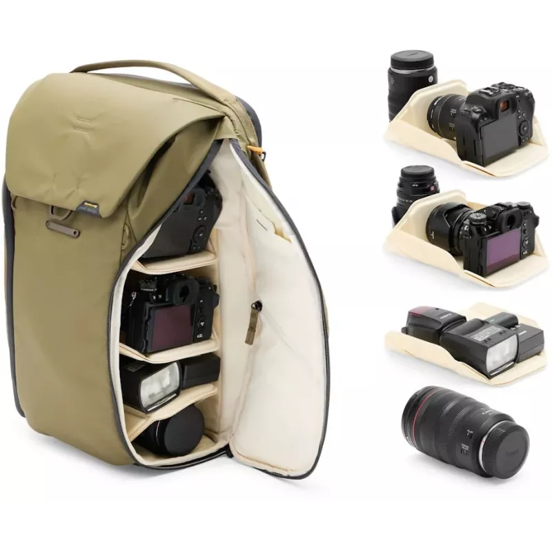 kuprinė Peak Design Everyday Backpack V2 30L, Kelp (BEDB-30-KP-3)