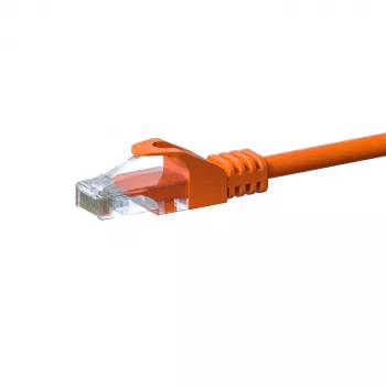 DSIT CAT5e U/UTP tinklo jungiamasis kabelis, 30 m, oranžinis, 100% varis, RJ45, 1 Gbps, 100 MHz, PVC apvalkalas