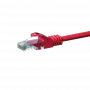 DSIT CAT 5e U/UTP tinklo kabelis, 2 m, raudonas, CCA, RJ45, 1 Gbps, 100 MHz, PVC apvalkalas