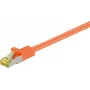 DSIT CAT 7 S/FTP PiMF tinklo jungiamasis kabelis RJ45, 10m, oranžinis