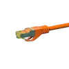 DSIT CAT 7 S/FTP PiMF tinklo jungiamasis kabelis RJ45, 10m, oranžinis