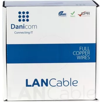 DSIT DANICOM CAT6 FTP 100 m PVC kabelis (Fca) - DC-FTP6-100-FCA