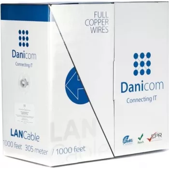 DSIT DANICOM CAT5E FTP 305m lankstus PVC (Fca) tinklo kabelis