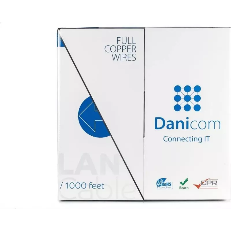 DSIT DANICOM CAT5E FTP 305m lankstus PVC (Fca) tinklo kabelis