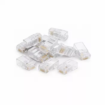 DSIT UTP RJ45 CAT6 tinklo kištukas lanksčioms vieloms - 10 vnt.