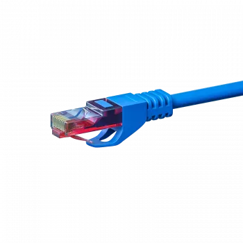 DSIT CAT6 tinklo kabelis, U/UTP, 0,25 m, mėlynas, 100% varis (DC-64-002)