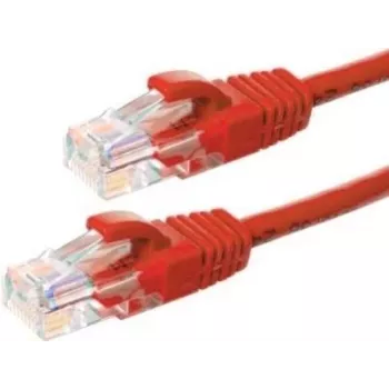 DSIT CAT6 tinklo kabelis 100% varis U/UTP 5m raudonas (DC-65-050)