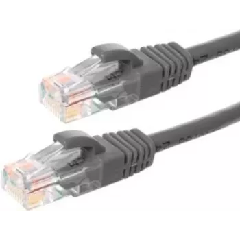 DSIT CAT6 U/UTP tinklo jungiamasis laidas, 15 m, pilkas, 100% vario, RJ45, 10GbE, 250MHz (DC-61-150)