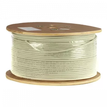 DSIT DANICOM CAT6A U/UTP 500m lankstus PVC kabelis (Fca) – 10Gbps, 500MHz, vientisas varis, vidaus patalpoms
