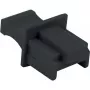 DSIT RJ45 prievadų dangteliai, 10 vnt., juodi
