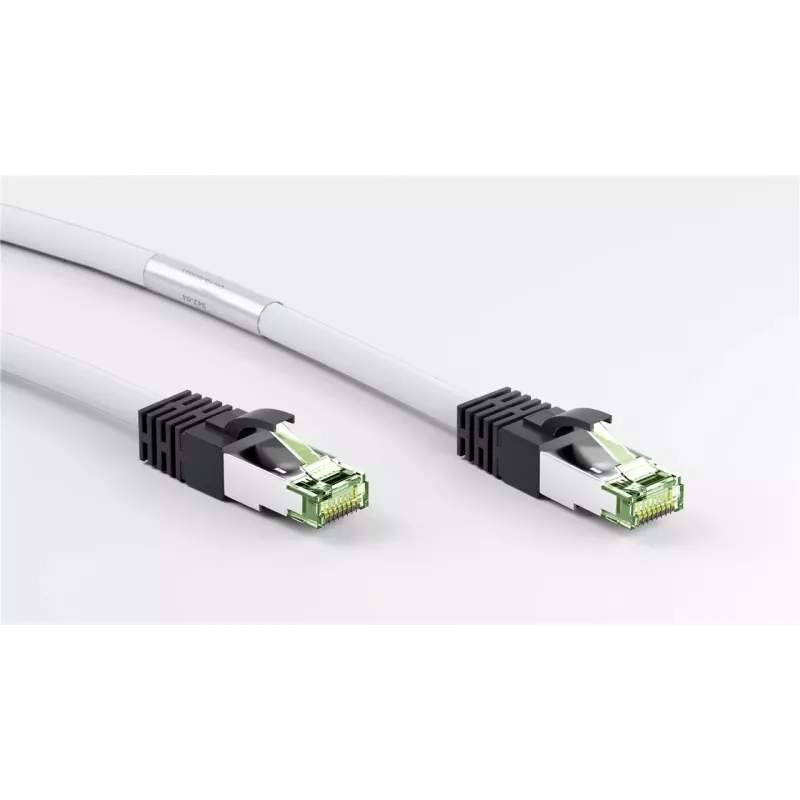 DSIT RJ45 tinklo kabelis S/FTP PiMF CAT 8 baltas 0,50 m