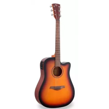 Soundsation CODY DNCE SBT elektroakustinė gitara su išpjova (cutaway) ir 3 juostų ekvalaizeriu bei derintuvu