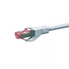 DSIT CAT 6 S/FTP LSOH 0,5 m baltas jungiamasis kabelis (DC-S62-005)