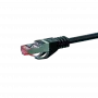 DSIT CAT 6 tinklo kabelis LSOH - S/FTP - 1 metras - juodas (DC-S60-010)