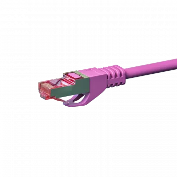 DSIT CAT 6 tinklo kabelis LSOH - S/FTP - 7,5 m - rožinis